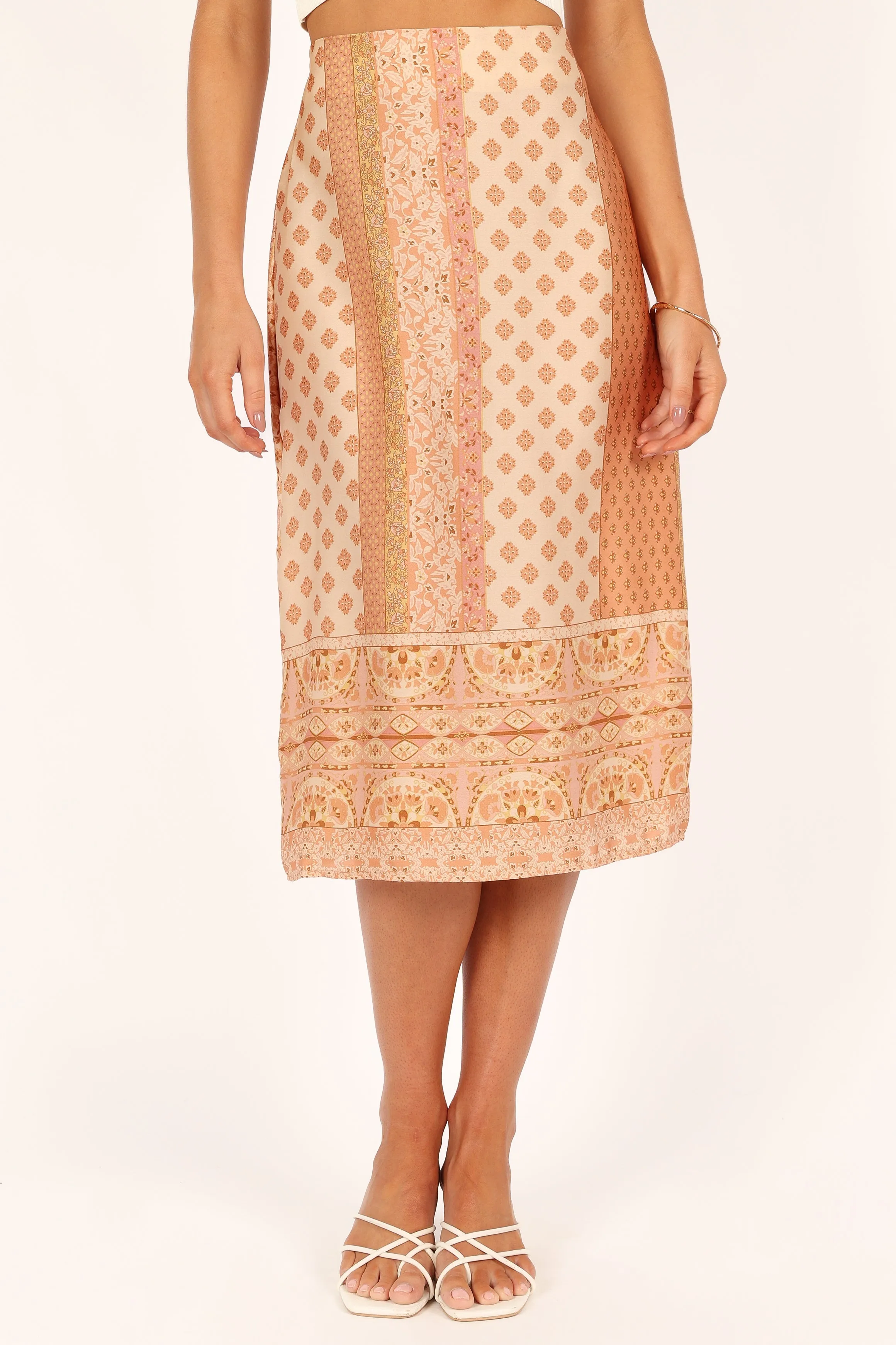 Aleisha Midi Skirt - Golden Papaya