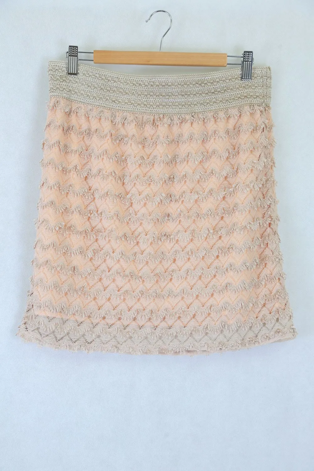 Avocado Lace Blush Mini Skirt 14