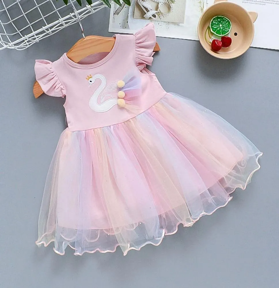 Baby Girls Lace Princess Party Dress