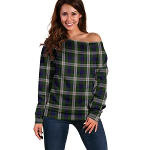 Blair Dress Tartan Off Shoulder Women Sweater