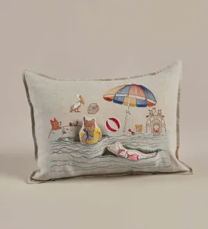 Coral & Tusk Day at the Beach Pocket Pillow