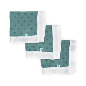 Cotton Muslin Security Blanket 3 Pack - Wallflower