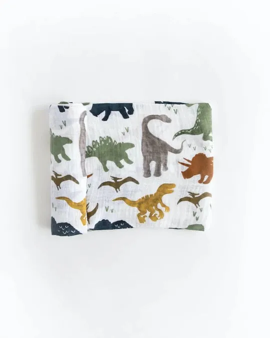 Cotton Swaddle, Dino Friends