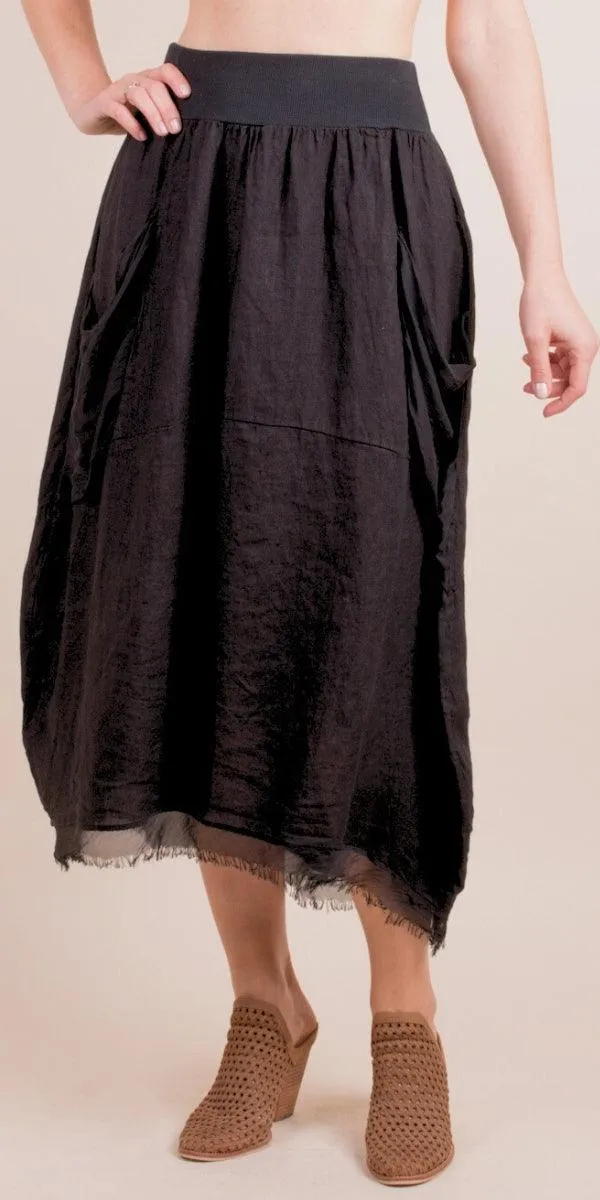 Cremona Linen Skirt