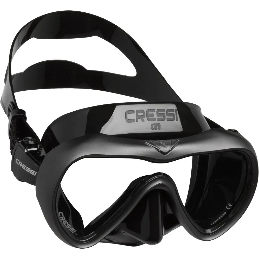 Cressi A1 Anti-Fog Dive Mask   Epsilon SPE Dry Snorkel Combo