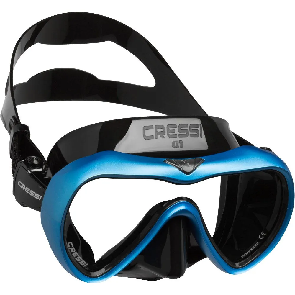 Cressi A1 Anti-Fog Dive Mask   Epsilon SPE Dry Snorkel Combo