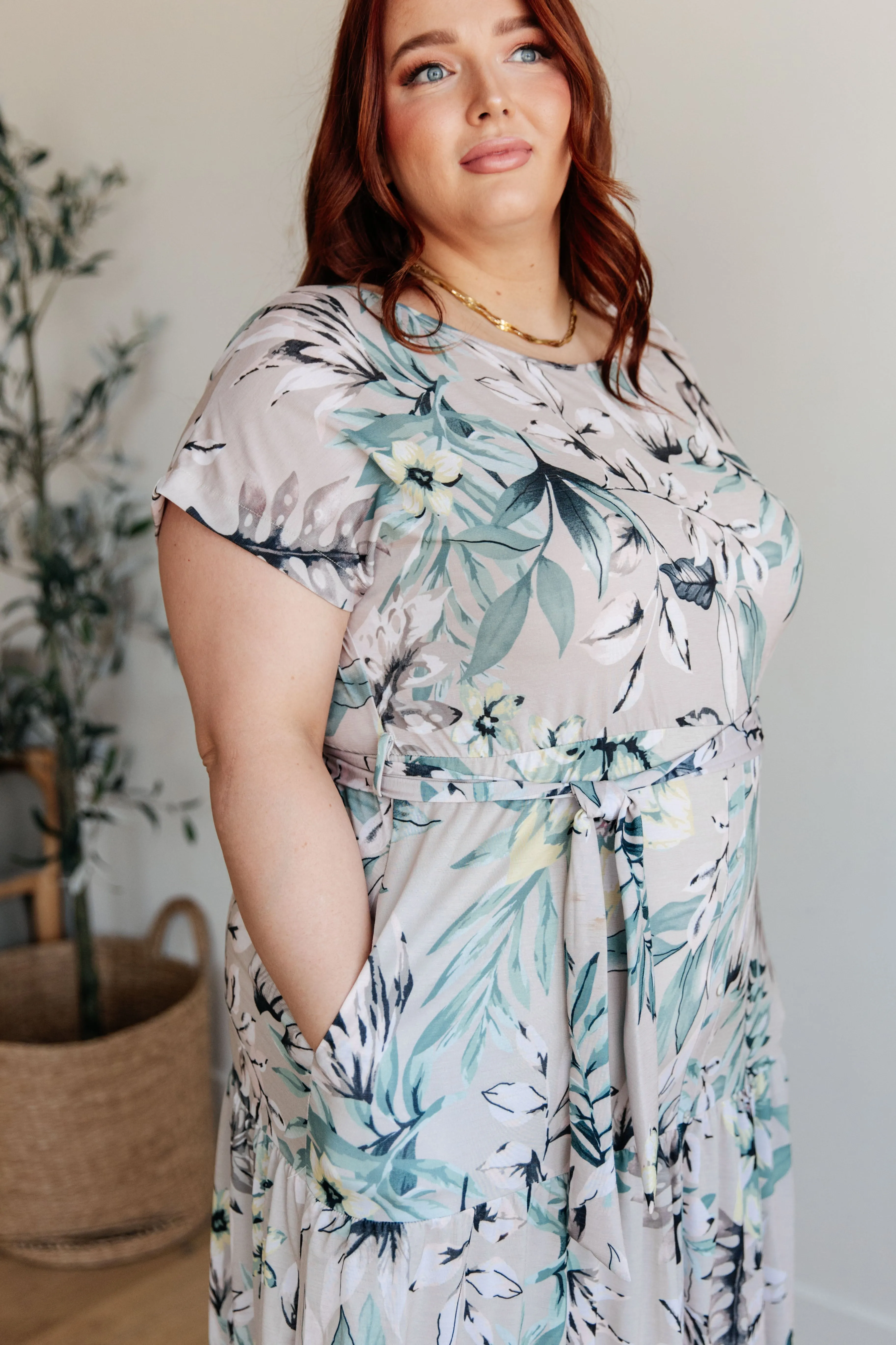 Dashing Dolman Sleeve Floral Dress