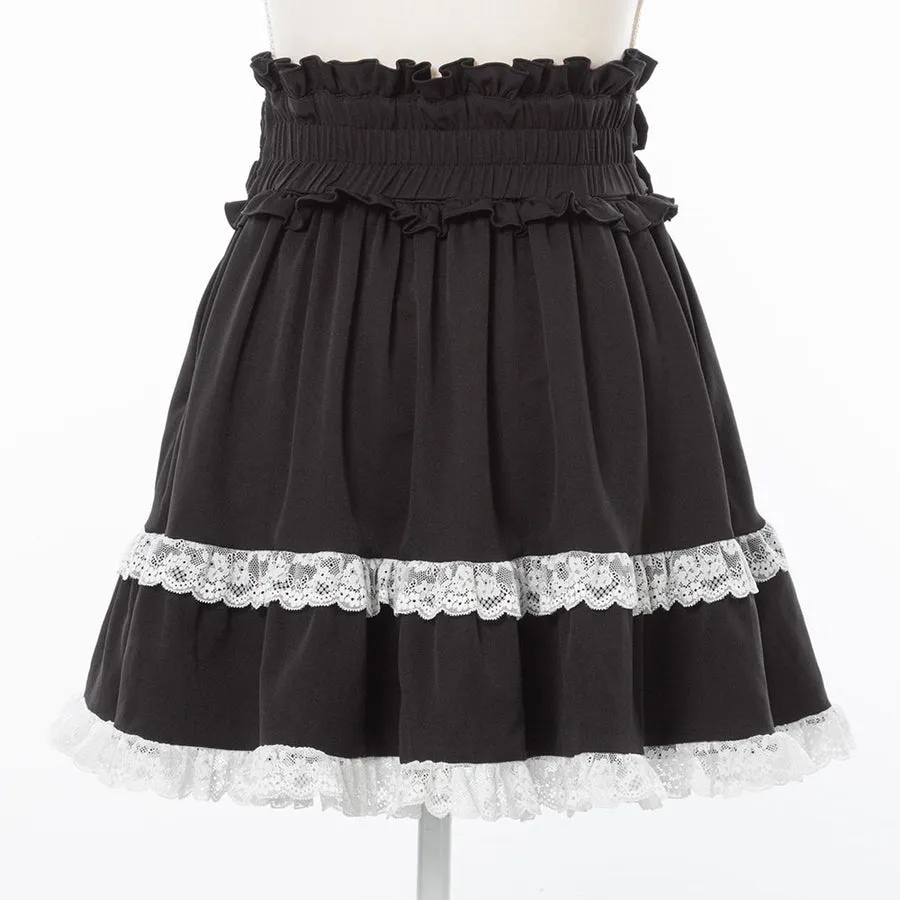 Dear My Love jirai kei tiered heart skirt