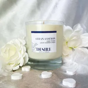 Desire 30cl Clean Cotton Scented Candle