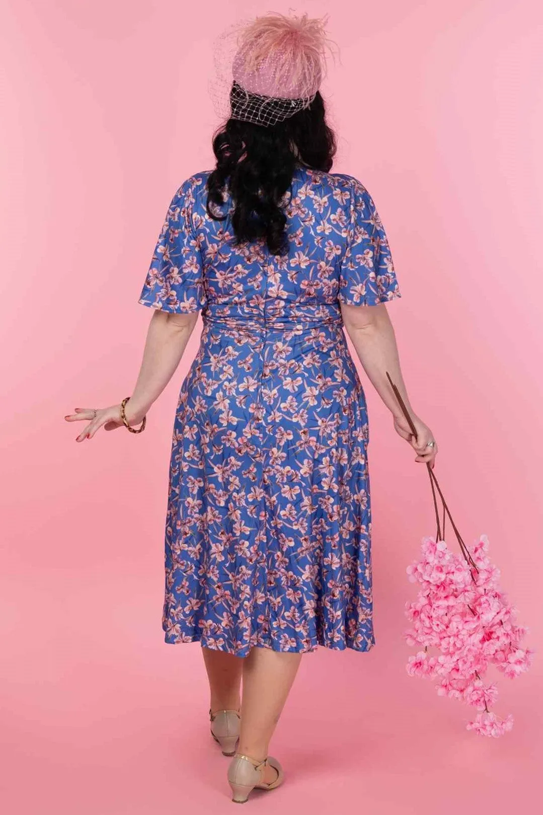 Donna Blue Orchid Tea Dress