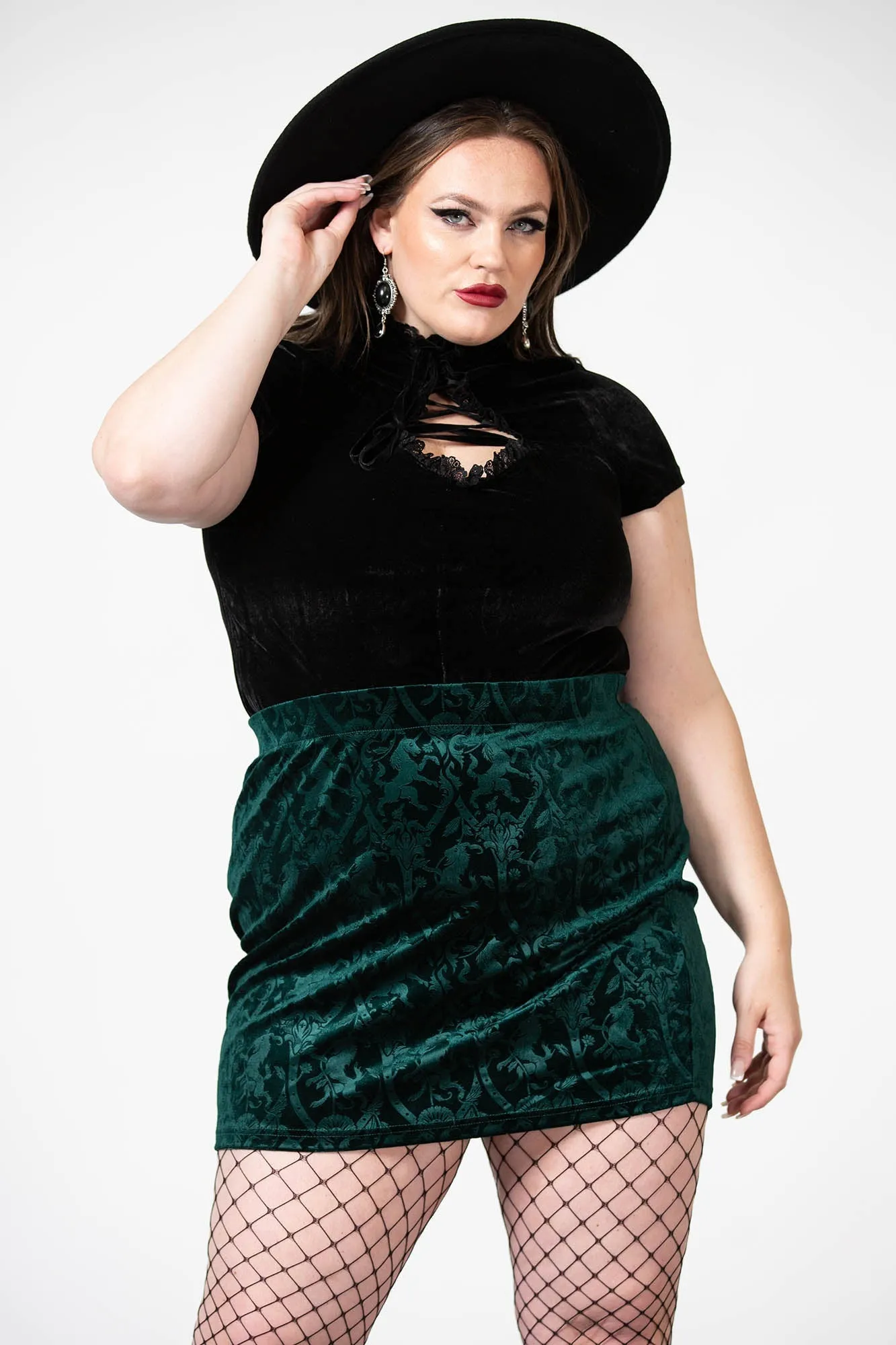 Doom Duchess Skirt [EMERALD]