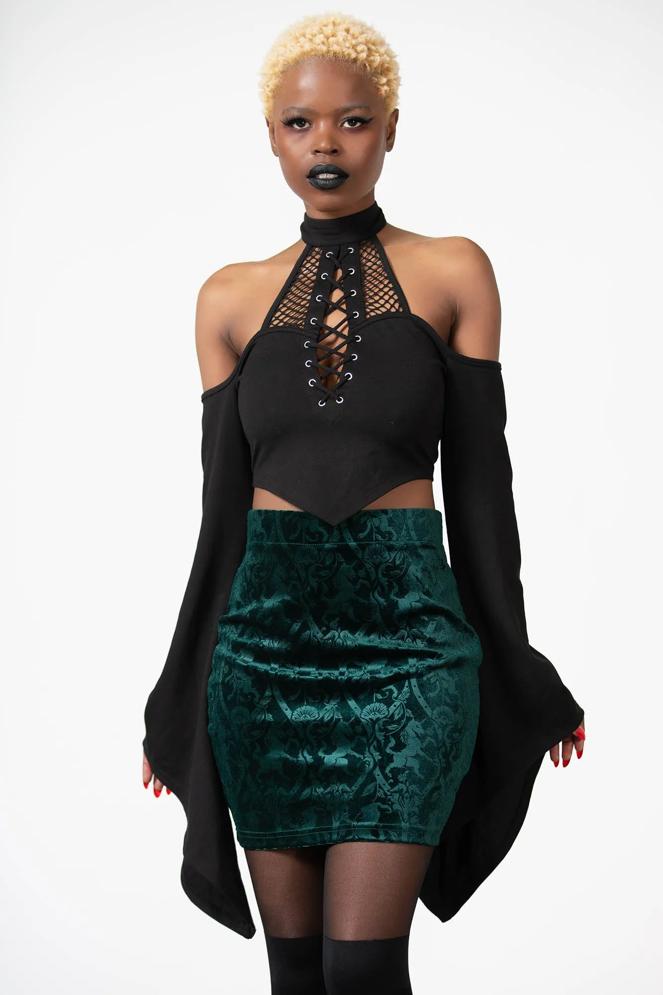 Doom Duchess Skirt [EMERALD]