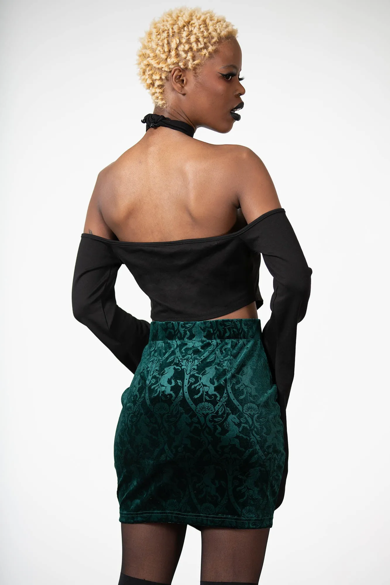 Doom Duchess Skirt [EMERALD]