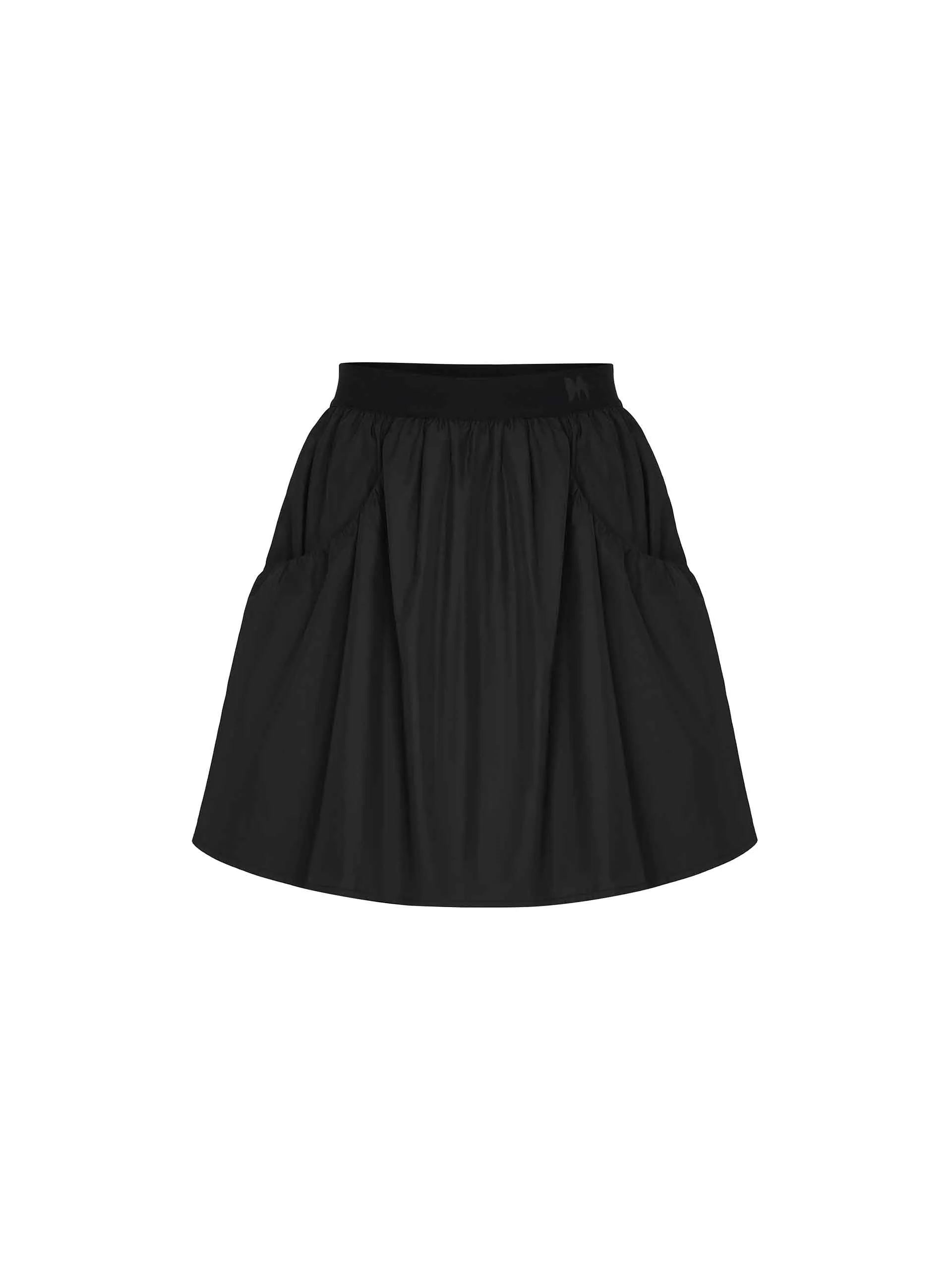 Elastic Waist Pleated Skirt