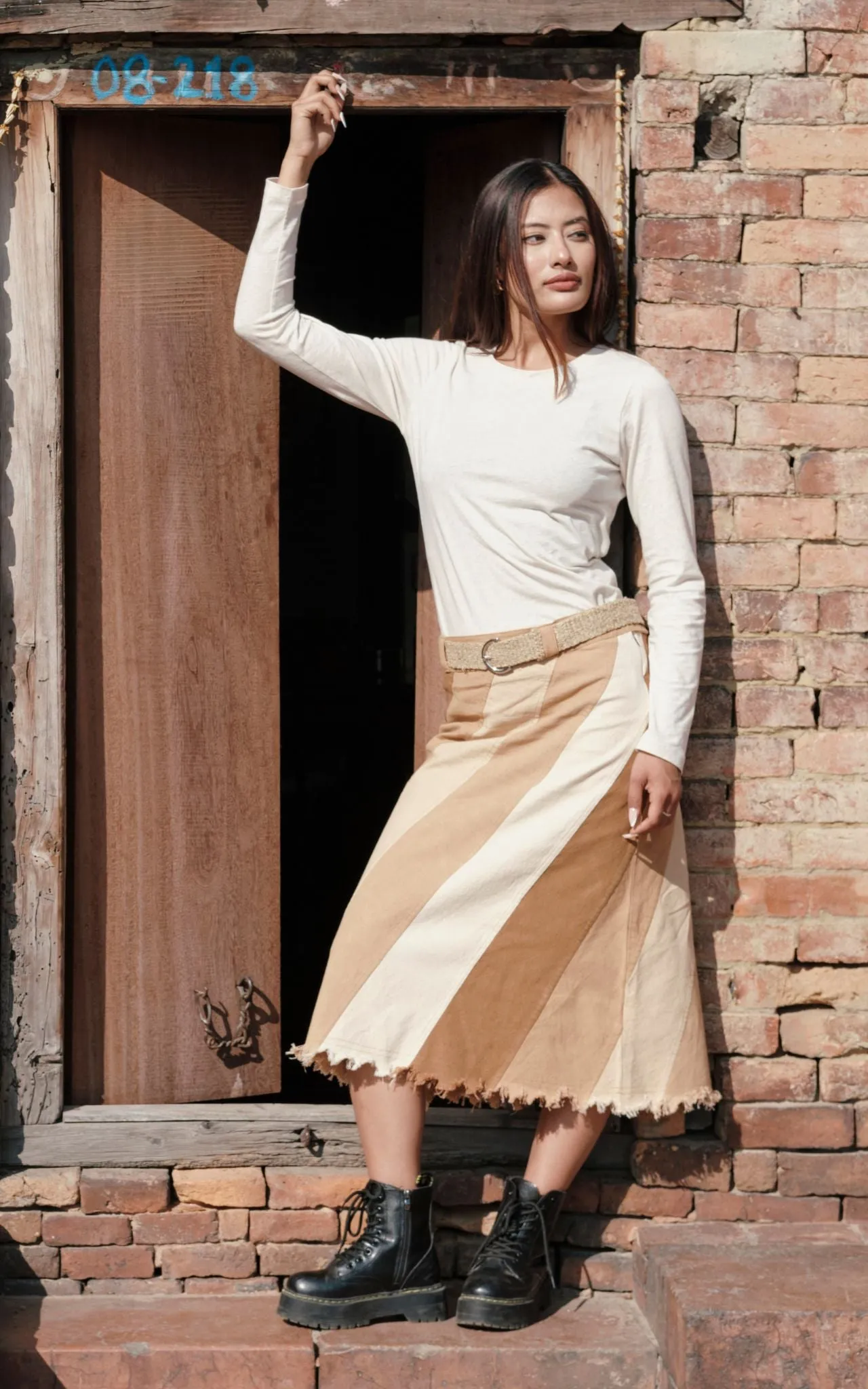 Freya Skirt - Tan