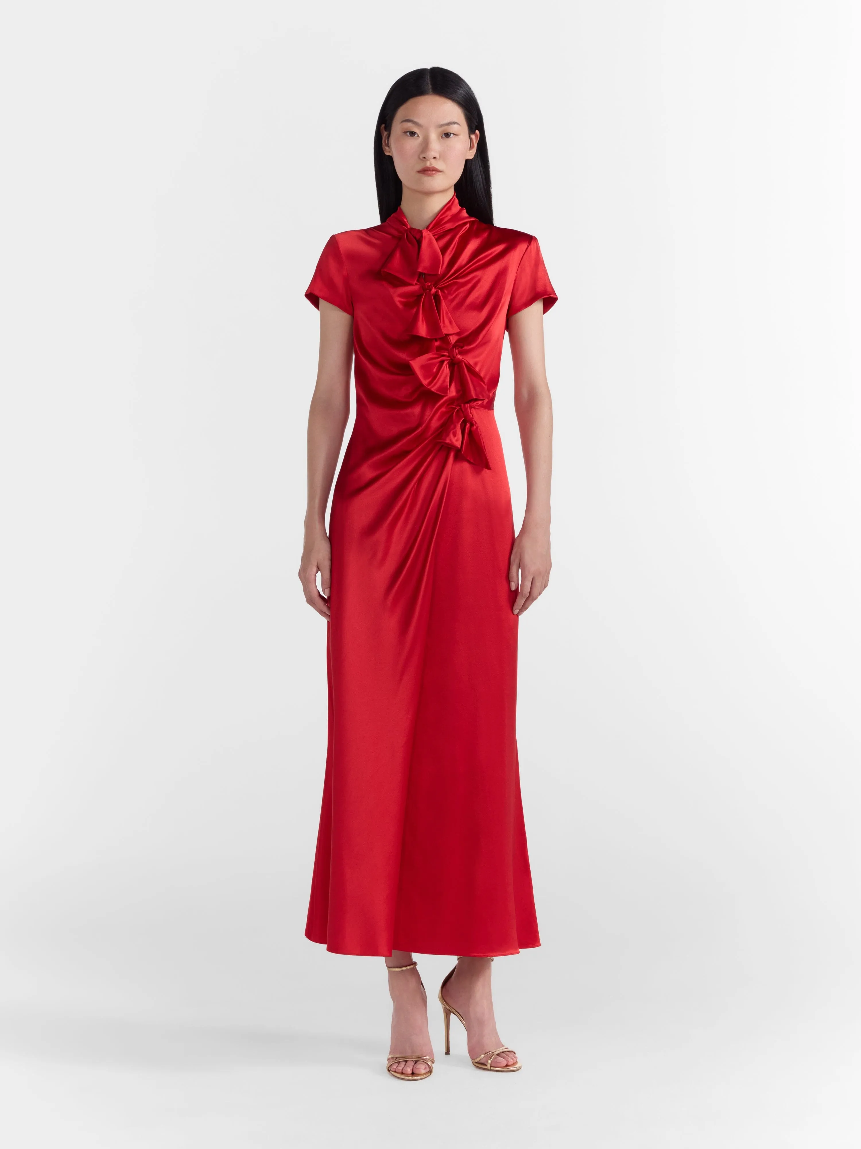 Kelly Dress in Scarlet