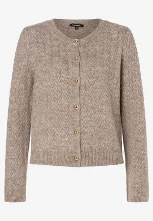 More & More Knit Cardigan Taupe