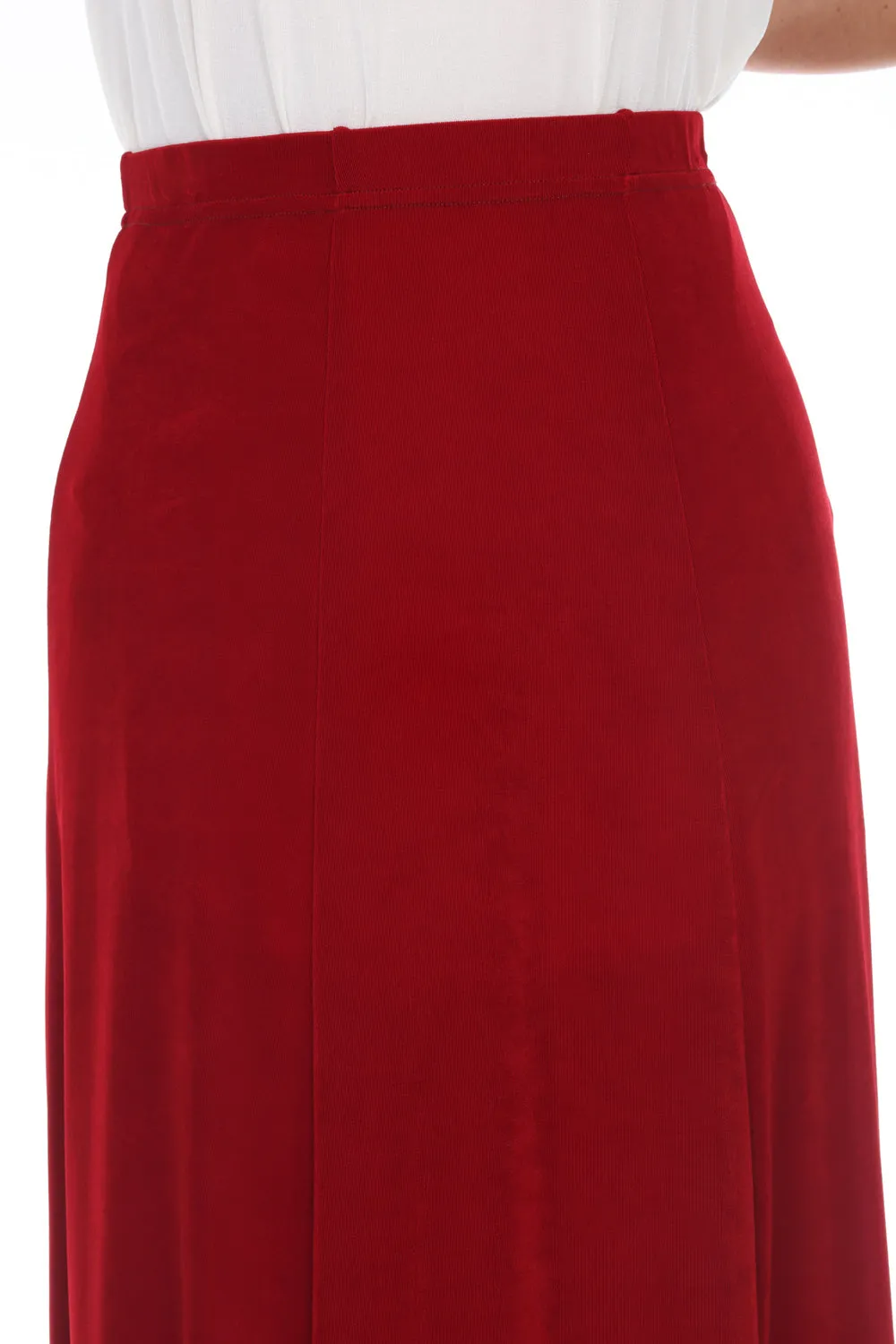 Non Iron Flared Skirt-6002AY-ARS1