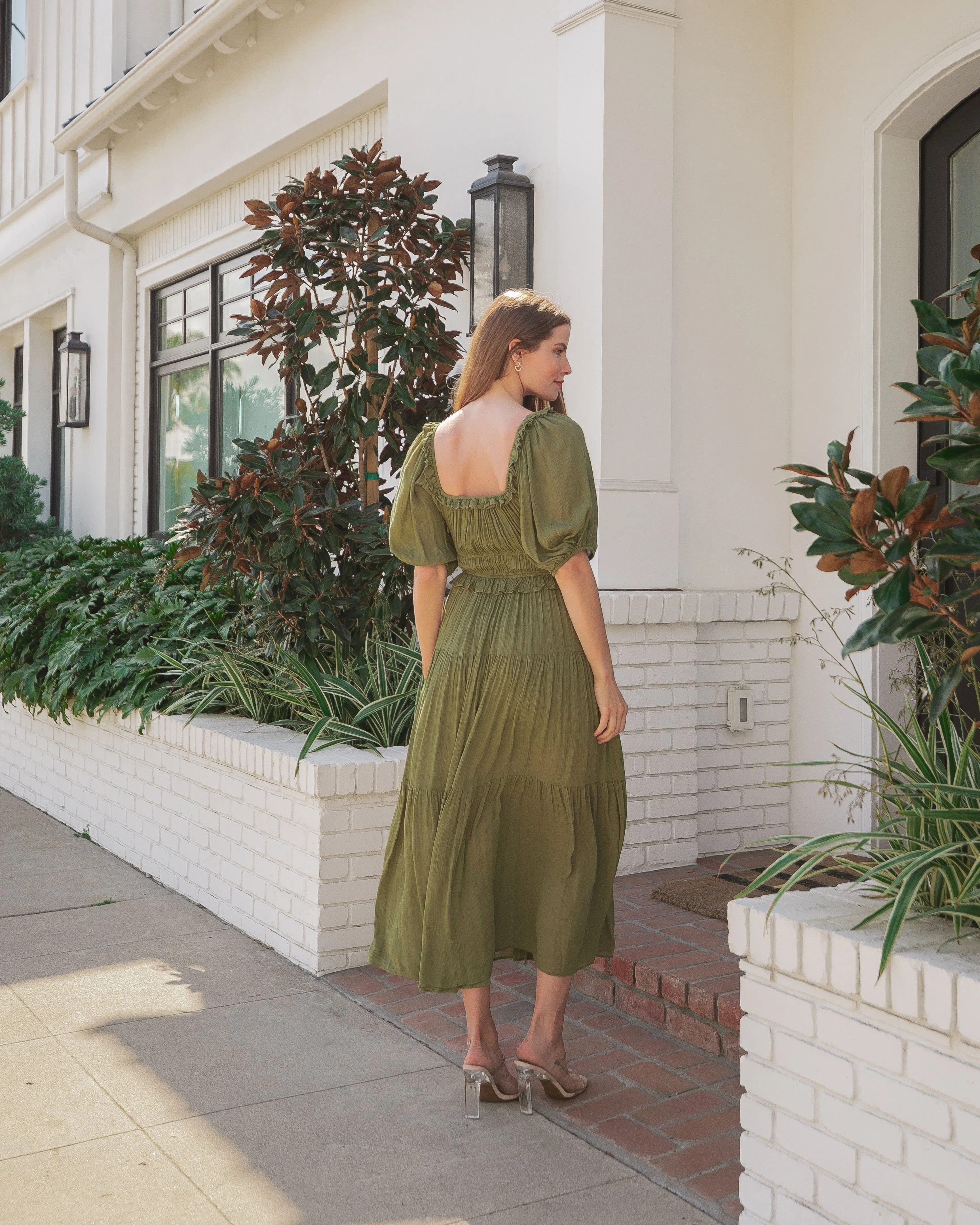 Olive Liza Midi Dress