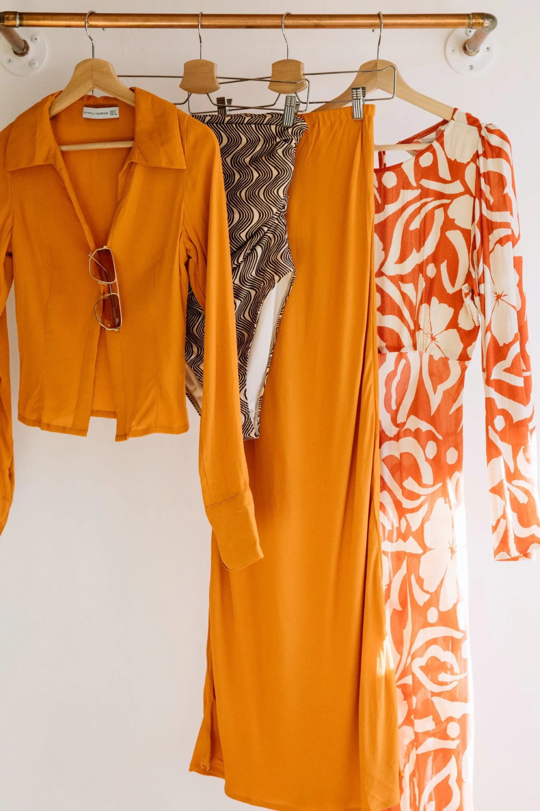 Orange Sinem Skirt