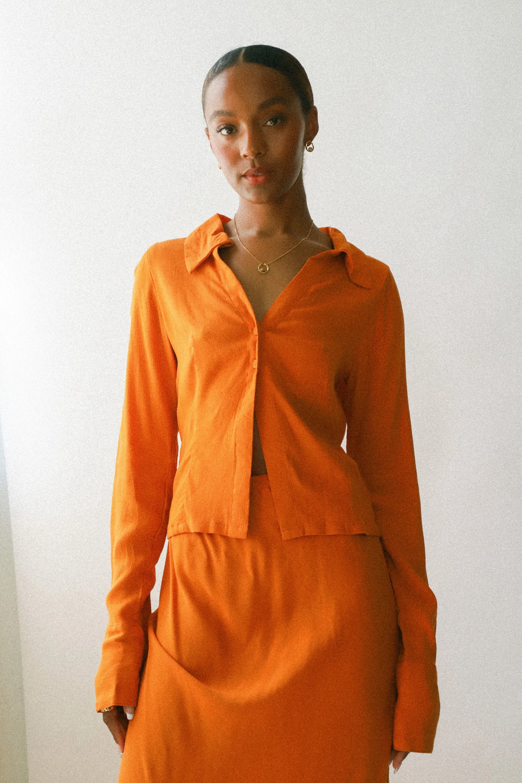 Orange Sinem Skirt