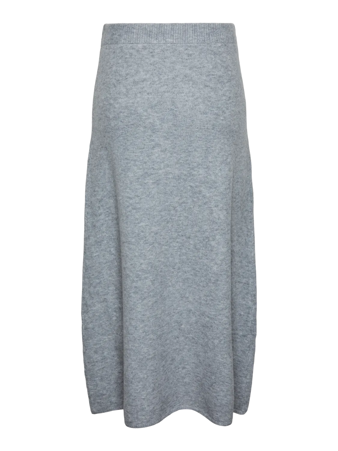 PCNANU Midi Skirt - Medium Grey Melange