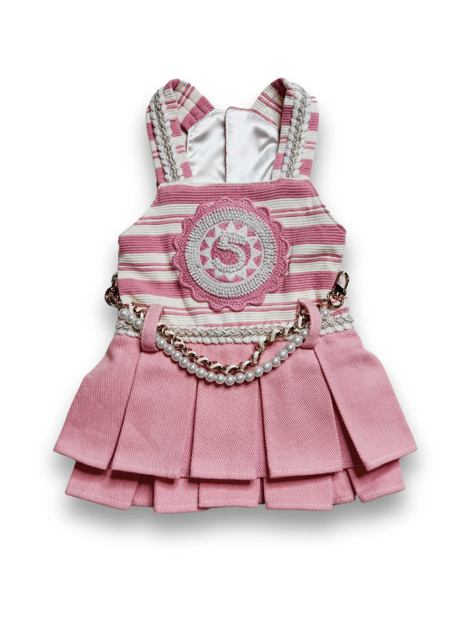 Pink Denim Darling 2-Piece Dress Set