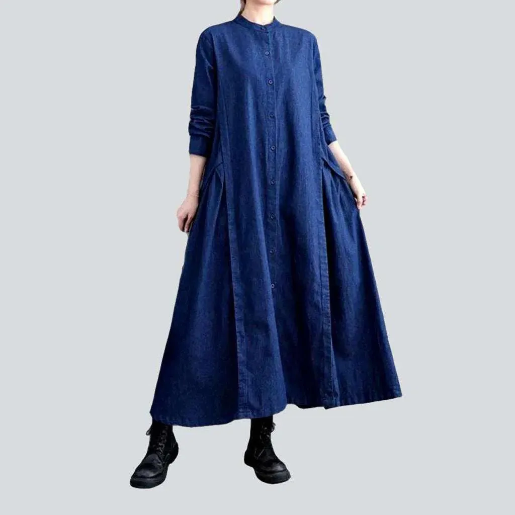 Pre-millennium style jean dress