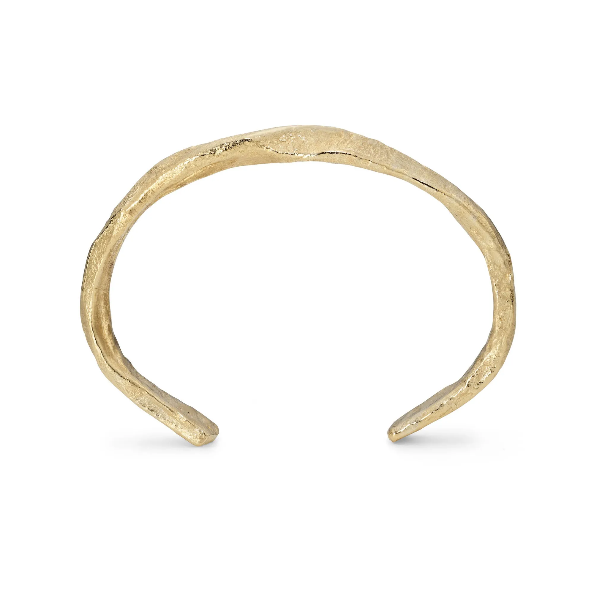 Rock Cuff 9ct Gold