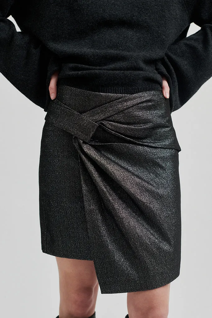 Second Female - Rave Skirt - Black Silver