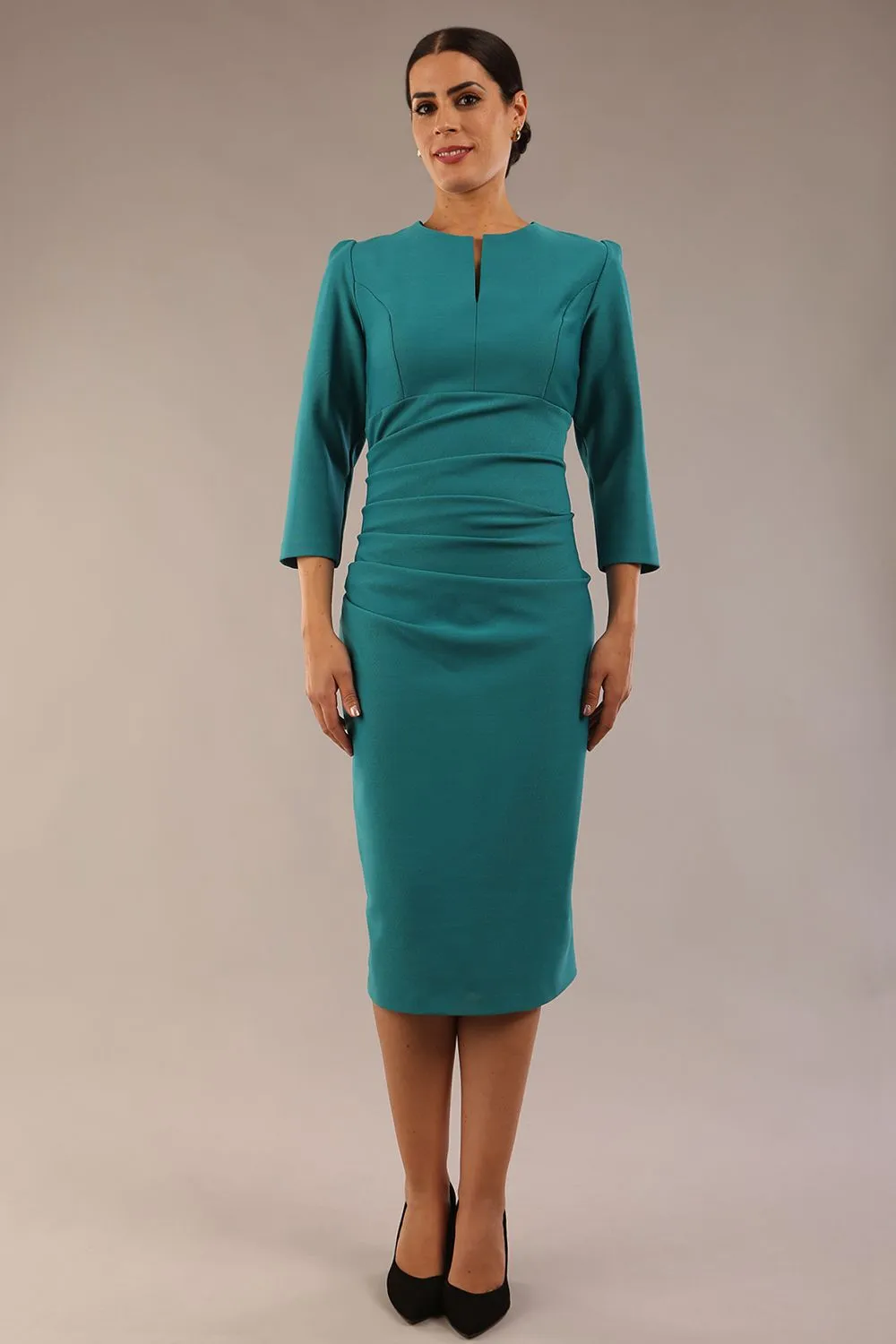 Seed Fitzrovia 3/4 Sleeve Pencil Dress