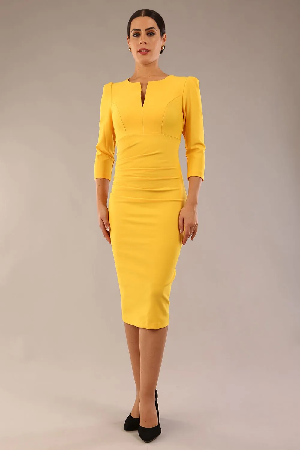 Seed Fitzrovia 3/4 Sleeve Pencil Dress