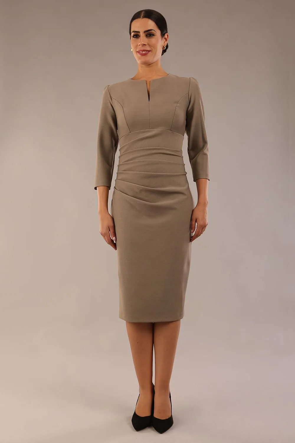 Seed Fitzrovia 3/4 Sleeve Pencil Dress