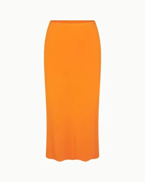 Soft Stretch Midi Skirt | Sunset