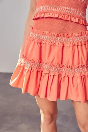 Tiered Ruffle Skirt