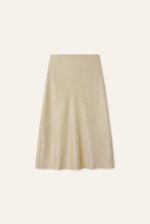 TOKYO GLITTER mid skirt (Gold)