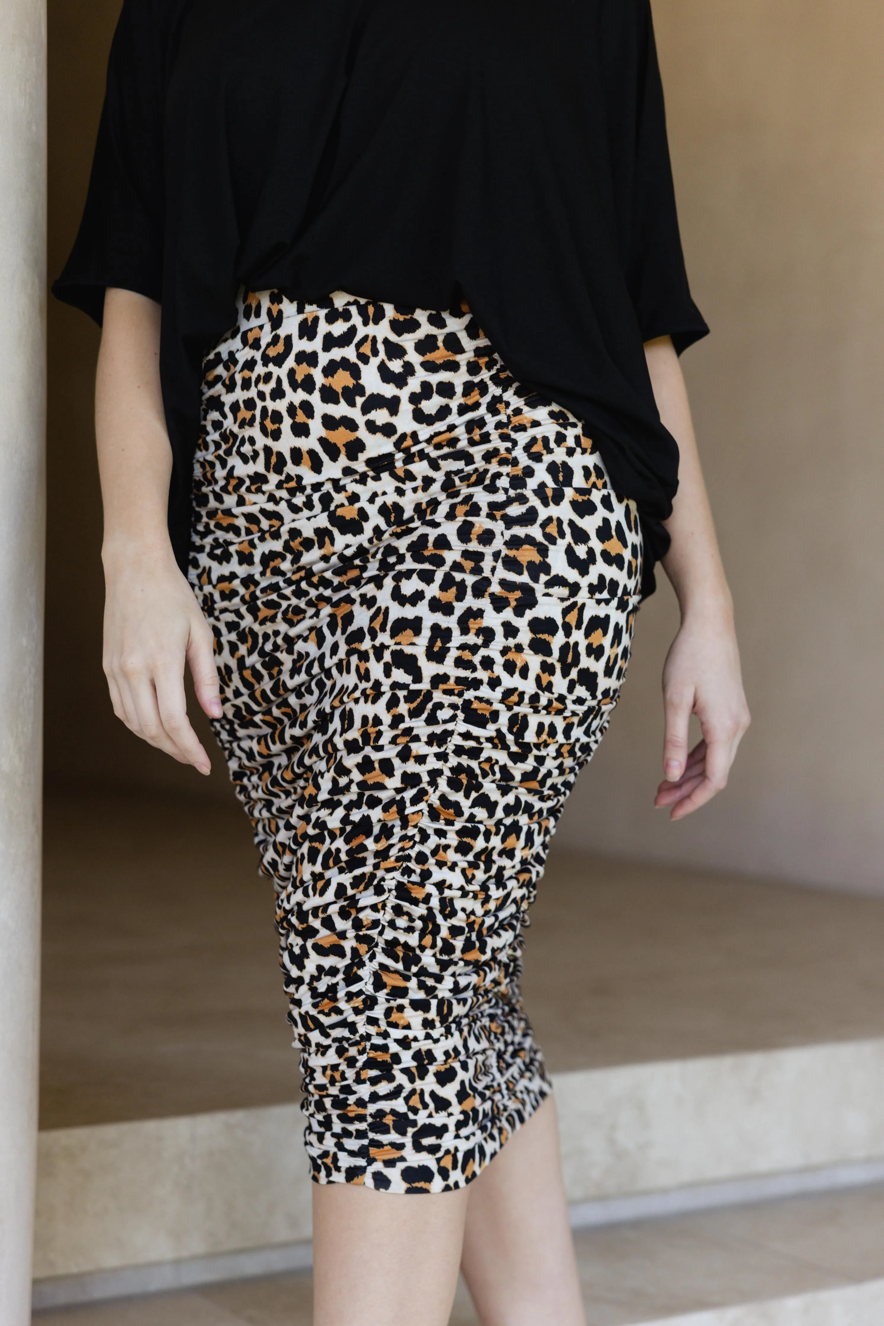 Vanity Skirt | Desert Leopard | FINAL SALE